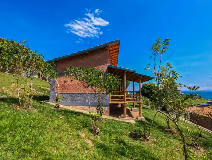 Lakeside terrace at Umutuzo Lodge Rwanda